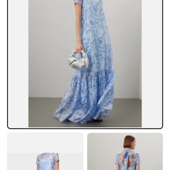 STAUD Blue Floral Maxi Dress - Picture 5 of 6